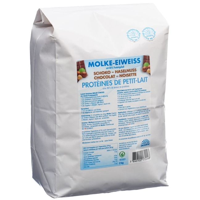 Biosana Molke Eiweiss Pulver Schoko-Haselnuss 2kg