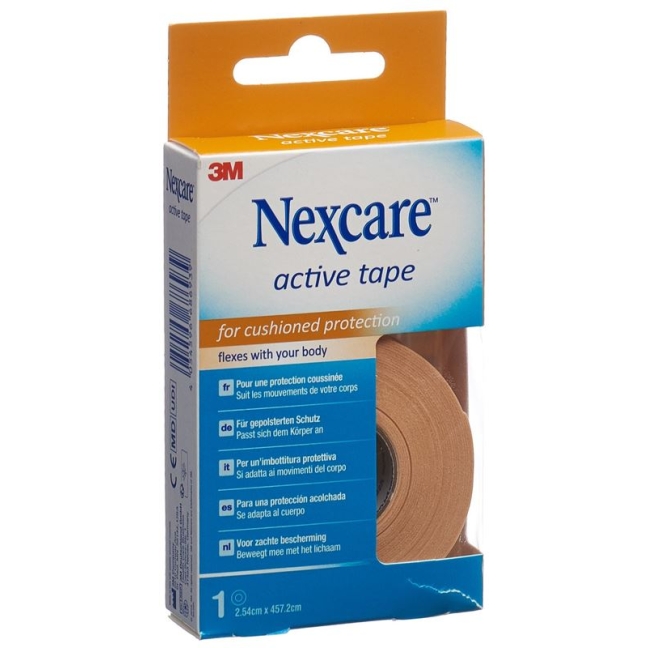Лента 3M Nexcare Active, рулон 2,54 см x 4,572 м