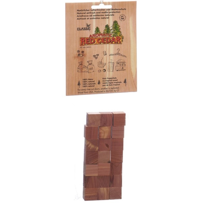 Red cedar cedar cube 20 pcs