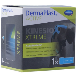 DermaPlast Active Кинезиотейп Xtreme 5смx5м синий